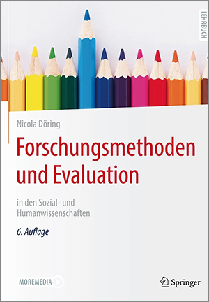 Buchcover von Döring, Bortz (2023): Forschungsmethoden und Evaluation